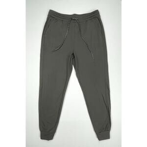 Zella Womens Performance Jogger Pants Pull On Drawstring Pockets Grey Size Med